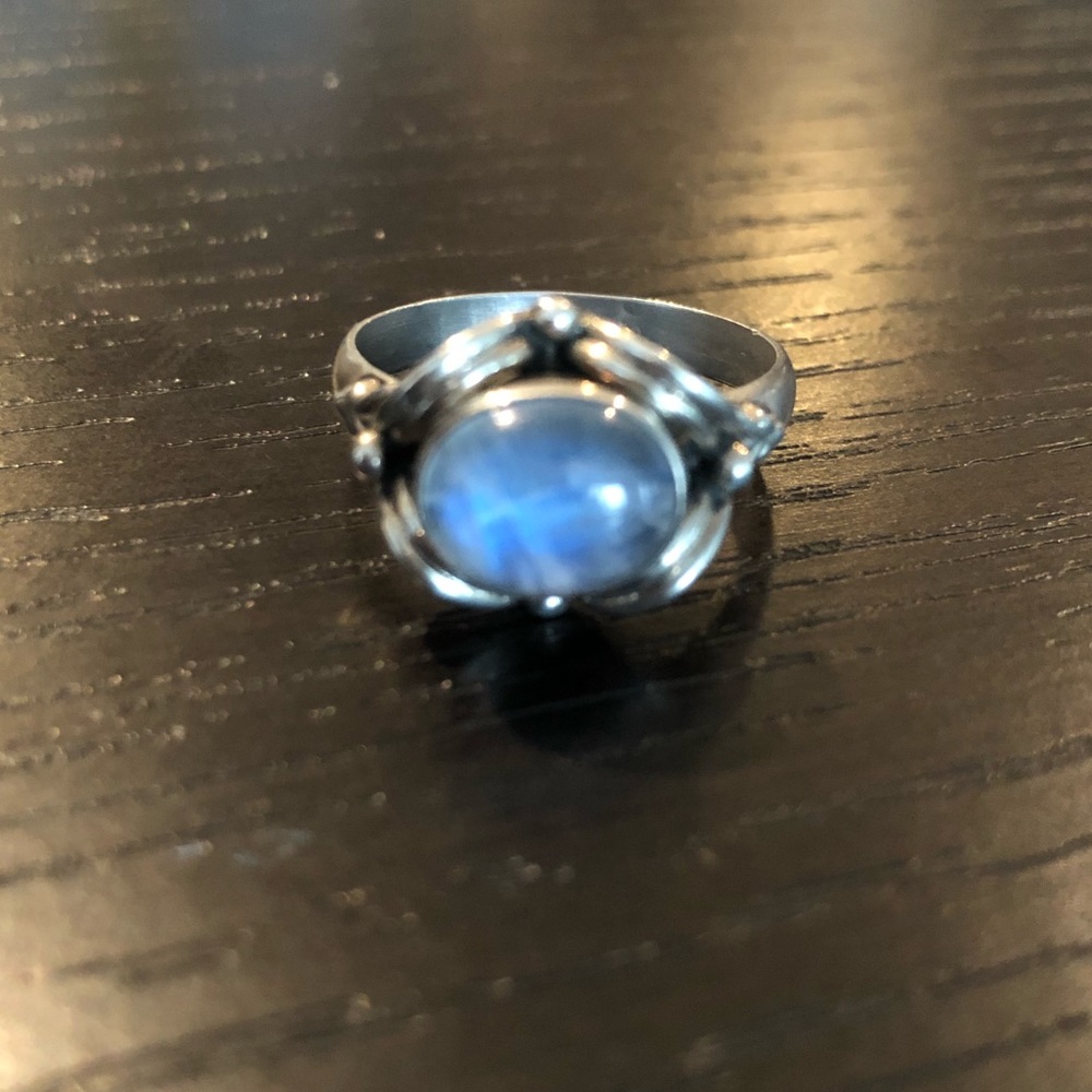 Moonstone Sterling Silver Ring size 9